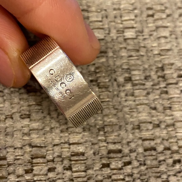 Gucci Jewelry - Gucci thick band sterling silver ring